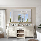 KOCUUY Large Gold Bathroom Mirror, 60x40 Inch Rectangular Mirror - Image 6