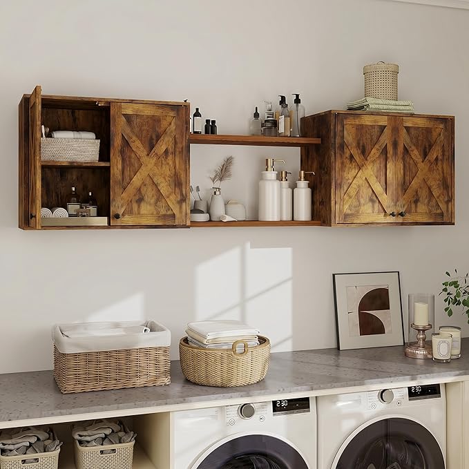 YOURLITE Laundry Cabinet, Medicine Cabinet, Bathroom Kitchen Storage Wall - Image 6