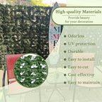 ODTORY Artificial Ivy Privacy Fence Wall Screen, 40X120 in UV-Anti Faux - Image 7
