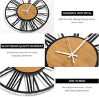 1st owned Wall Clocks for Living Room Decor, Round Silent Non Ticking, Modern - Image 3