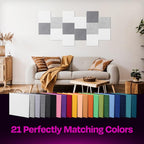 Acoustic Panels 12-Pack Soundproof Wall Panels 12"X12"X0.4" Sound Panels High - Image 5