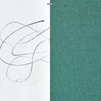 Yancorp Textured Fabric Emrald Green Peel and Stick Wallpaper - Image 8