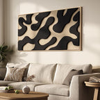 Large Framed 3D Abstract Wall Art by Cuspin