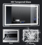 72"x32" LED Bathroom Mirror - Image 5