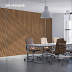 Olanglab Wood Wall Panels 4 Pack, Wood Slat Acoustic Wall Panels, 94.5"x12.6" - Image 8