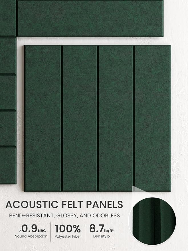Bumusty Large Cork Board Alternative-36 x 24" Felt Bulletin Board Tiles - Image 3