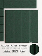 Bumusty Large Cork Board Alternative-36 x 24" Felt Bulletin Board Tiles - Image 3