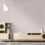 Beige Grasscloth Peel and Stick Wallpaper, Modern Textured Fabric Linen Vinyl - Image 4