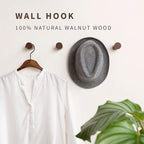 NAUMOO Natural Wooden Wall Mounted Hooks - Image 2