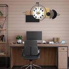 Luxury Modern Wall Clocks-Large Geometric Dial Wall Clock Battery Operated - Image 6