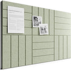 Bumusty Large Cork Board Alternative-36 x 24" Felt Bulletin Board Tiles by BUMUSTY