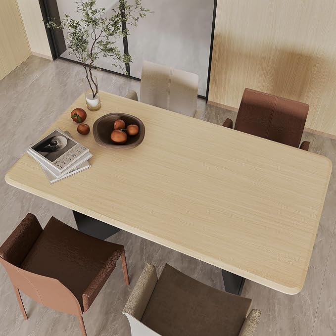 BOMENG White Oak Wood Contact Paper Peel and Stick Light Oak Wallpaper - Image 5