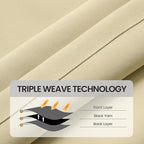 Beige Room Darkening Curtains 96 Inches Long - Image 6
