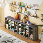 DINZI LVJ Long Wall Shelves, 55.1Inch Wall Mounted Shelves Set of 2, Extra - Image 8