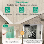 TokeShimi 24x36 Beveled Wall Mirror Decorative, Bathroom Vanity Mirrored - Image 3