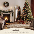 Antok 56" x15” Arched Full Length Floor Mirror, Free Standing/Wall Mount/Leaning - Image 7