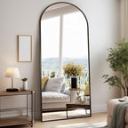 Rowjut Floor Full Length Mirror, Arched Mirrors Full Length 76"x34" - Image 2