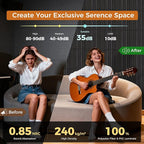 PVC Acoustic Wood Wall Panels, 12 Pack 11.8 x 15.7 x 0.35 Inch Sound Proofing - Image 3