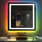 LOAAO 32"X32" LED Bathroom Mirror - Image 3