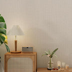 FUKU MON Beige Yellow Grasscloth Fabric Wallpaper 23.6" X 393" Thick Classic - Image 8