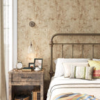 VEELIKE Wide Size 32''x354'' Aged Tan Concrete Wallpaper Peel and Stick - Image 2