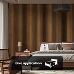 Art3d 2-Pack 108" x 12" Acoustic Wood Panels - Image 2