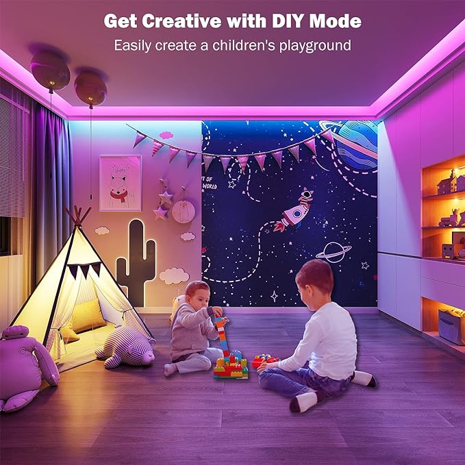 Leeleberd 130 ft Led Lights for Bedroom - Image 5