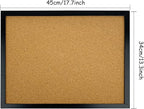 GDMINLO Black Cork Bulletin Board, 17.7 X 13.3 inches - Image 2
