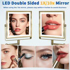Ruacq Rechargeable Wall Mounted Makeup Mirror - Image 5