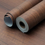 Large Walnut Wood Contact Paper 48x118 inch Peel and Stick Wood Grain Wallpaper - Image 3