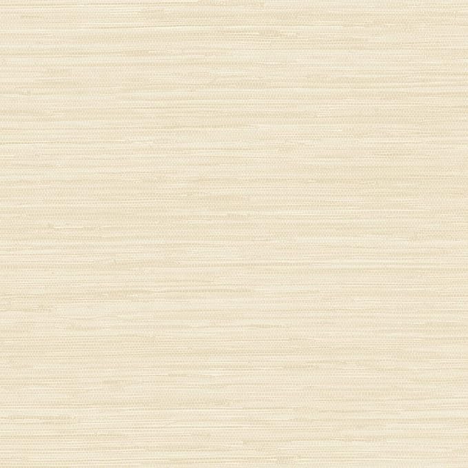 Grasscloth Wallpaper in Cream by Norwall