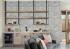 Guvana Grey Brick Wallpaper Peel and Stick Wallpaper 3D Brick Contact Paper - Image 6
