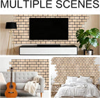 WoveN SounD Brick Acoustic Wall Panels, 16 Pack 16x12 Inch, PVC Wood Grain - Image 5