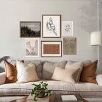 Vintage Eclectic Wall Art Prints Set of 6 Abstract Art Prints Retro Maximalist - Image 3