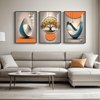 Framed Modern Luxury Large Wall Art - Image 2
