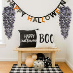 BLEUM CADE Fake Hanging Plants, Faux Deep Purple Vines Hanging Plant - Image 6