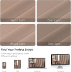 CUCRAF Khaki Blackout Curtains Customize, Rod Pocket Room Darkening Curtain - Image 4