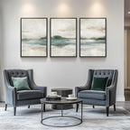 Large Framed Abstract Nature Landscape Wall Art - Image 4