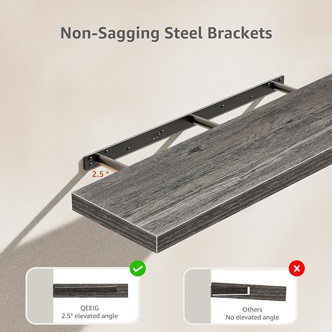 QEEIG Floating Shelves for Wall 35.4" Long - Image 4