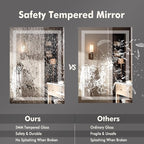 GarveeHome 30 in x 22 in Led Bathroom Mirror - Image 7
