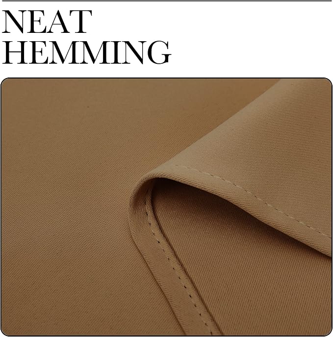 NICETOWN Gold Brown Wall Curtains - Image 6