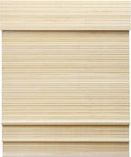 LazBlinds Cordless Bamboo Roman Shades, Privacy Window Treatment, Roll Up by LazBlinds