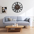 Large Wall Clock for Living Room Decor, 24 Inch Non Ticking Silent, Battery - Image 5