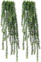 Artificial Hanging Plant 2 Pcs Faux Plant Ivy Vine Faux Eucalyptus Vines Fake - Image 7