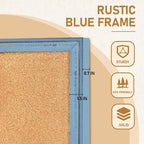 DOLLAR BOSS Cork Boards for Walls, 36 X 24 Inches Bulletin Board Decorative - Image 4