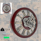 HOIBAI Large Wall Clock, Wall Clocks - Image 4