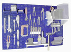Wall Control 30-WRK-400BUW Standard Workbench Metal Pegboard Tool Organizer - Image 2