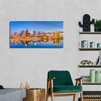AIYISU Florida Skyline Wall Art USA City Poster Tampa Cityscape Picture Modern - Image 3