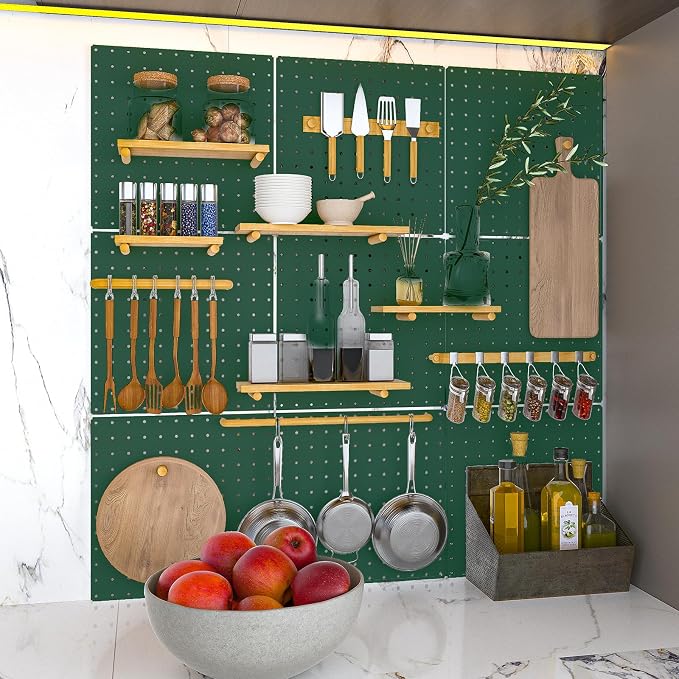 PegBoard, Heavy Duty Peg Board for Walls Home, Garage Tool Storage, Craft Room - Image 7