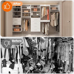 ROOMTEC Modular Closet System, 31.5" Shelf Closet Tower Wall-Mounted Closet - Image 4